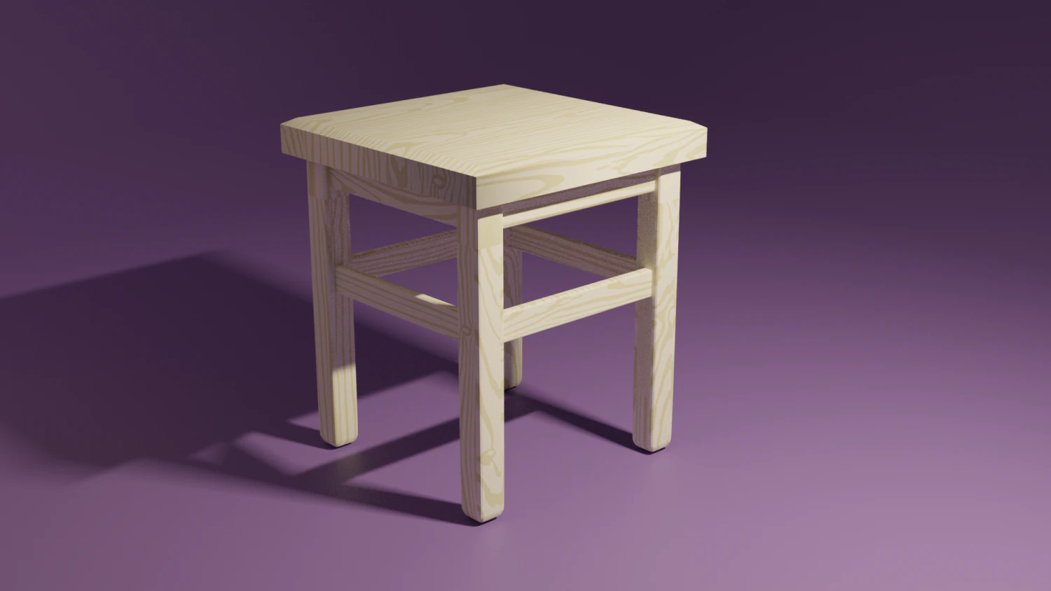 stool 3D Model .c4d .max .obj .3ds .fbx .stl .blend 