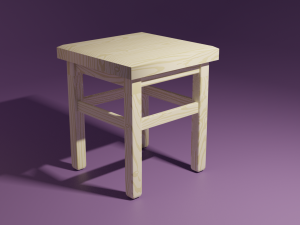 stool 3D 模型