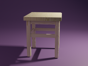 stool 3D 모델