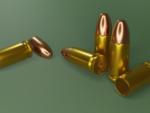 9mm parabellum 3D मॉडल