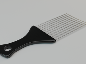 afro pick comb 3D Model