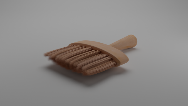 neck brush 3D Model .c4d .max .obj .3ds .fbx .stl .blend 