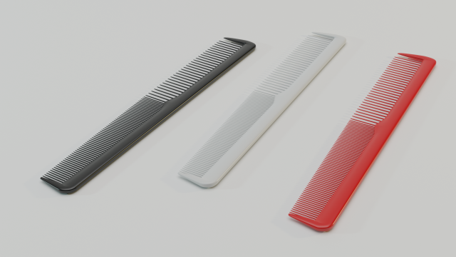 comb Modelo 3D .c4d .max .obj .3ds .fbx .stl .blend 