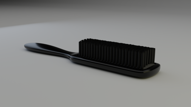 fade brush Model 3D .c4d .max .obj .3ds .fbx .stl .blend 
