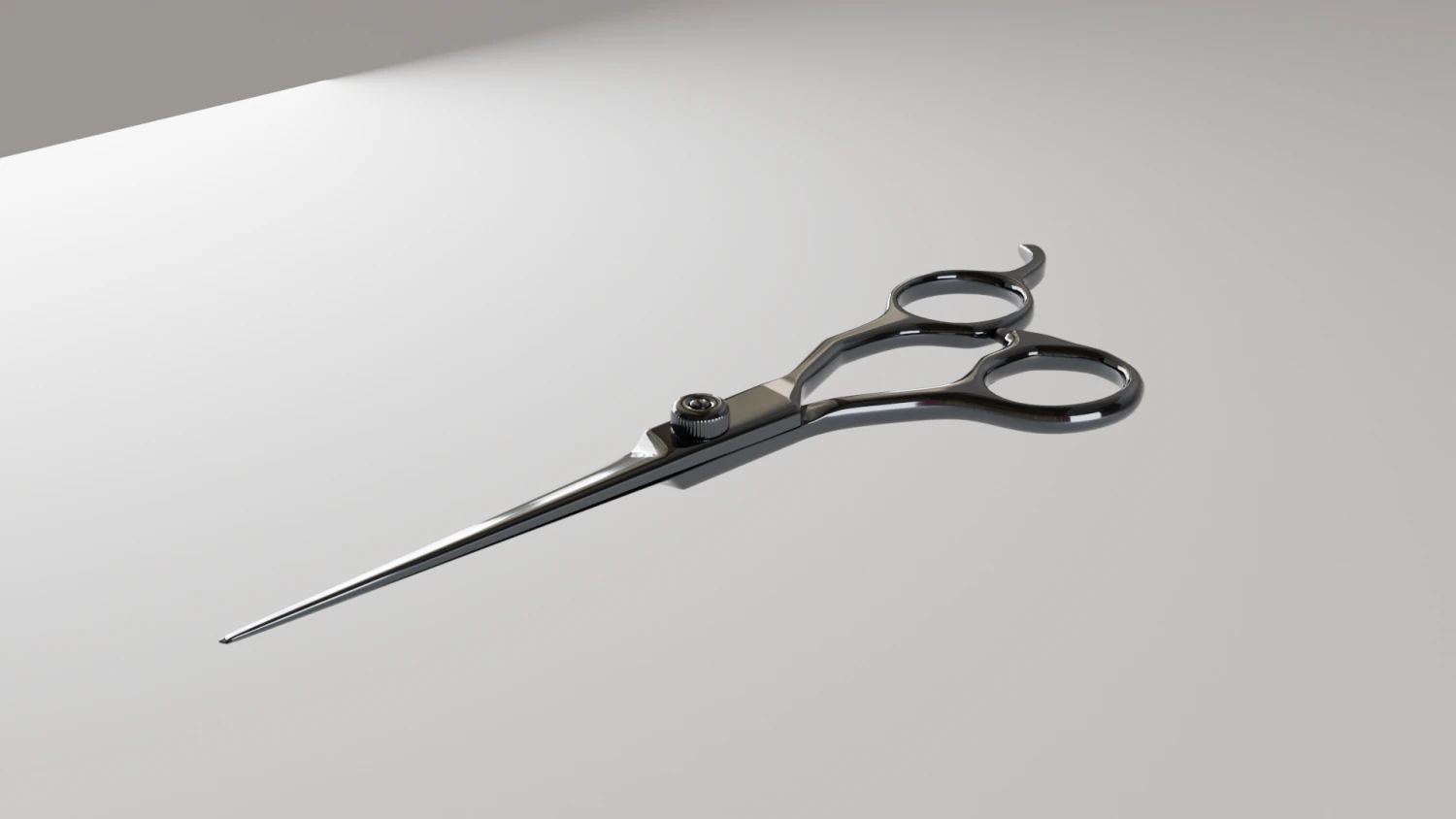 barber scissors 3D Model .c4d .max .obj .3ds .fbx .stl .blend 