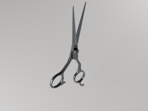 barber scissors Model 3D