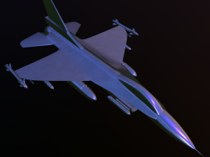falcon 16 airplane 3D Model