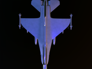 falcon 16 airplane Modèle 3D