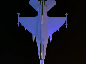 falcon 16 airplane 3D Model