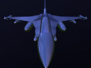 falcon 16 airplane 3D Model