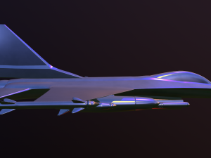 falcon 16 airplane Modèle 3D