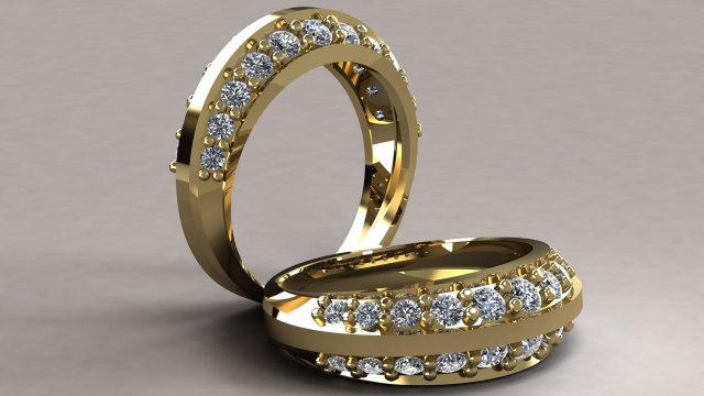 tapered ring 3Dプリントモデル .c4d .max .obj .3ds .fbx .stl .blend