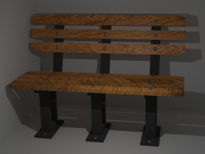 bench 3D 모델