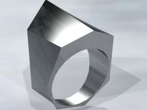 geomtrico aristas doble curvatura - geometric double curvature edges Modèle 3D