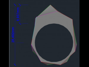 geomtrico aristas doble curvatura - geometric double curvature edges Modelo 3D