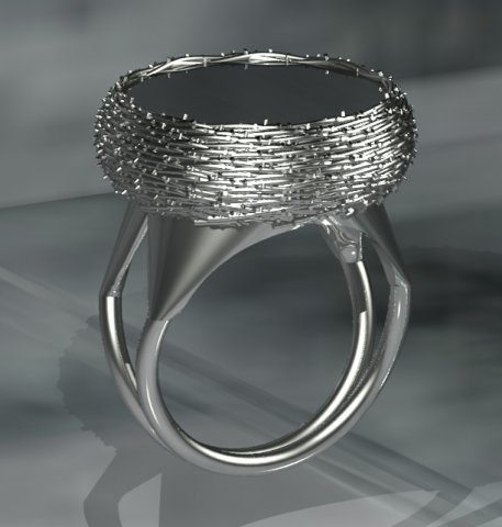 nido - ring 22 - anillo Modèle 3D .c4d .max .obj .3ds .fbx .stl .blend 