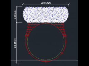 nido - ring 22 - anillo Modèle 3D