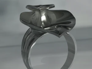 leaves - ring 21 - anillo 3D Model