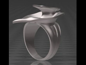 leaves - ring 21 - anillo 3D Model