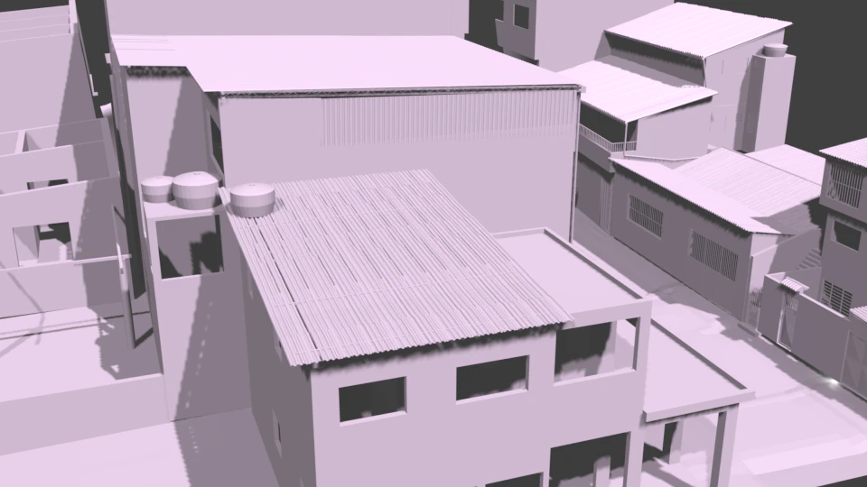 minha rua em 3d 3D Model .c4d .max .obj .3ds .fbx .stl .blend 
