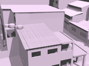 minha rua em 3d Modelo 3D