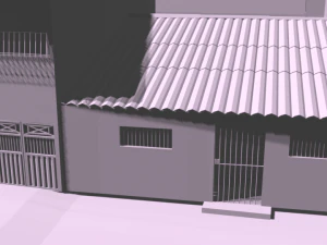minha rua em 3d 3D Model