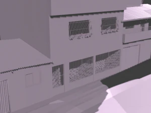 minha rua em 3d 3D Model