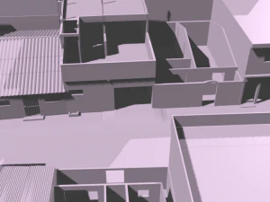minha rua em 3d 3D Model