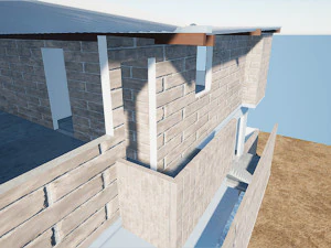 casa de favela brasileira 3D Model