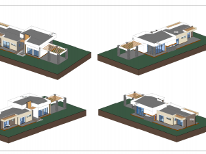 Vivienda unifamiliar rvt 3D Model