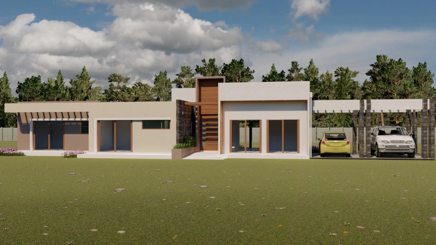 Vivienda unifamiliar rvt 3D Model .c4d .max .obj .3ds .fbx .stl .blend 