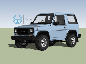 Daihatsu taft rocky hiline 3D 모델