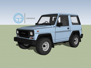 Daihatsu taft rocky hiline 3D 모델