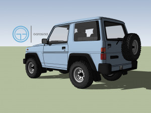 Daihatsu taft rocky hiline 3D 모델