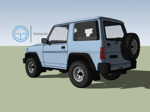 Daihatsu taft rocky hiline 3D Model