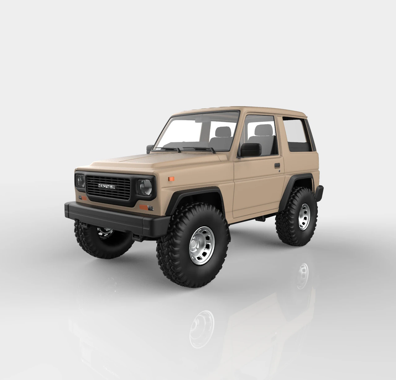 Daihatsu taft rocky hiline 3D Model .c4d .max .obj .3ds .fbx .stl .blend