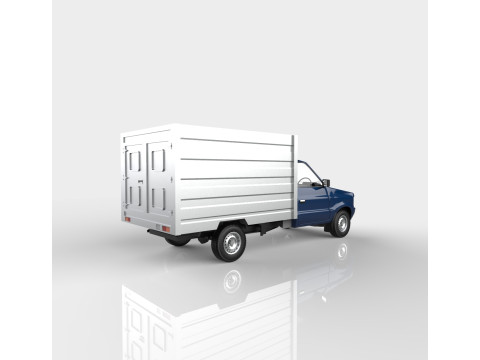 Isuzu Panther Kotak BOX pickup 3D 模型