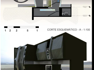 arquitetura moderna Modelo 3D