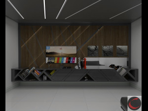 home room 3D 模型