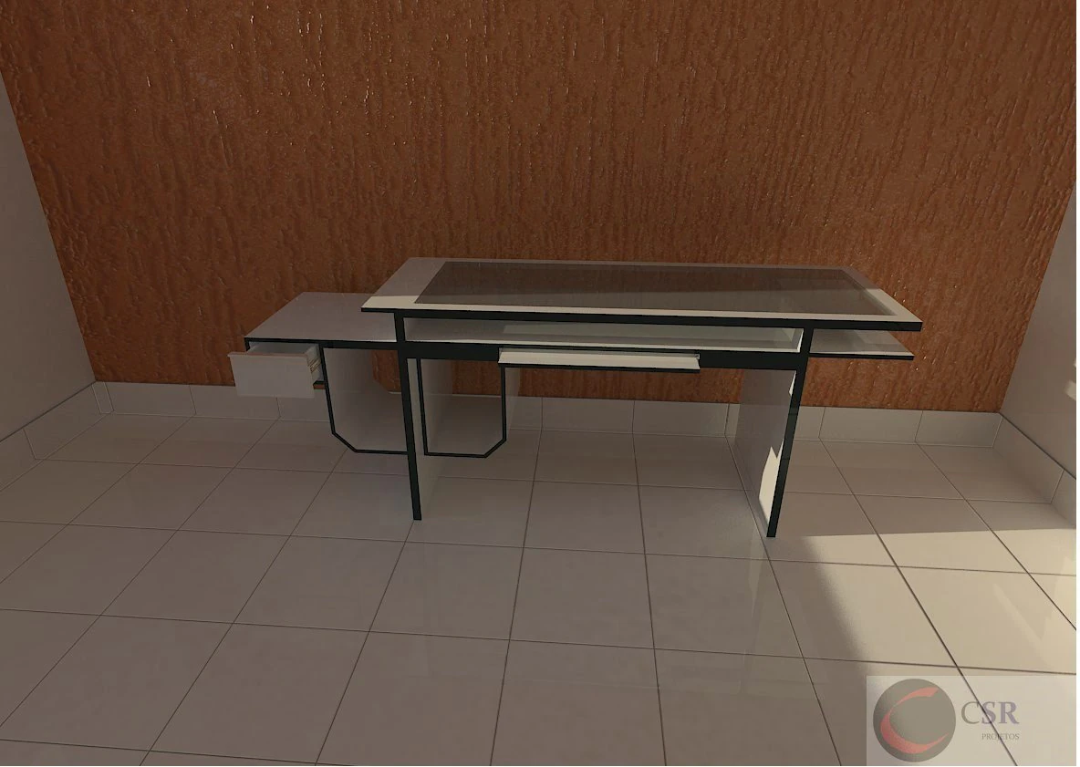 office desk 3D Model .c4d .max .obj .3ds .fbx .stl .blend 