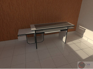 office desk 3D 模型
