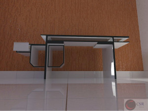office desk 3D 模型