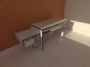 office desk 3D 模型
