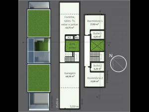 green architecture 3D Model