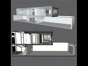 green architecture 3D Model