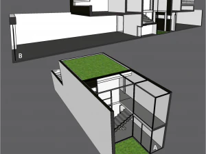 green architecture 3D Model