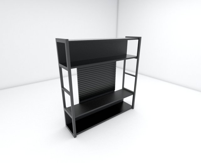 bookcase 3D Model .c4d .max .obj .3ds .fbx .stl .blend 