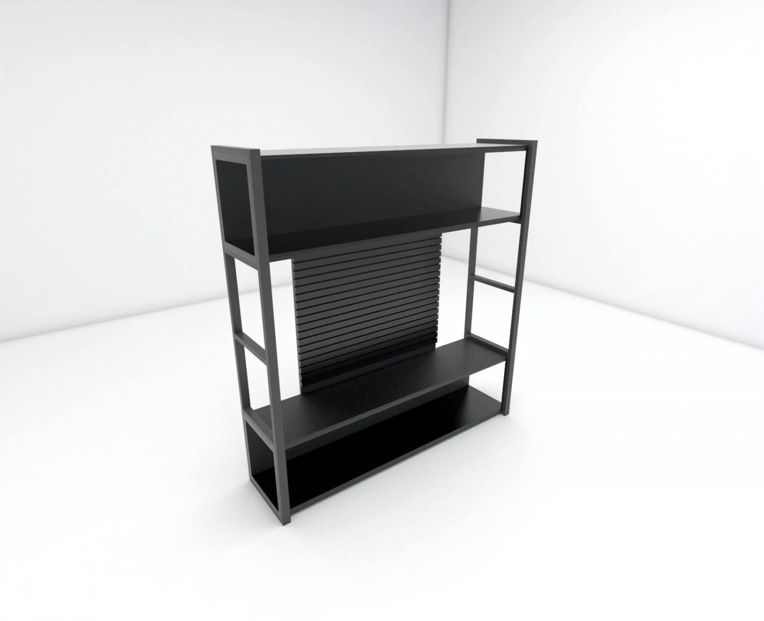 bookcase 3D Model .c4d .max .obj .3ds .fbx .stl .blend 