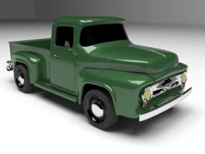 f100 1956 3Dモデル