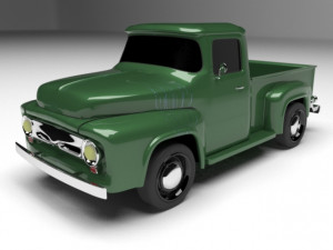 f100 1956 Model 3D
